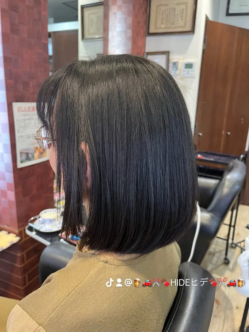 ミディアム パーマ 織田 英之のヘアスタイル