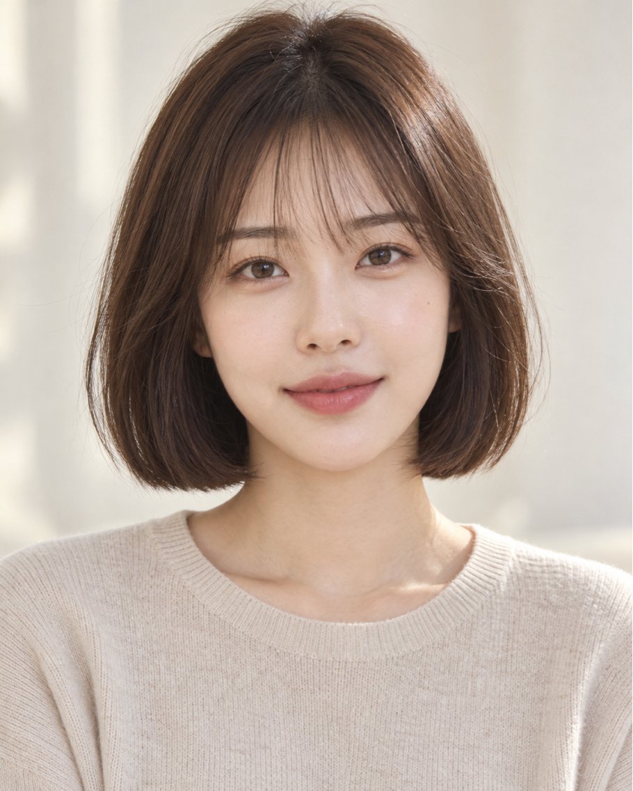 ショート カラー 切りっぱなしボブ ワンレンボブ ボブ ボブカット 募集中/村上廉のヘアスタイル