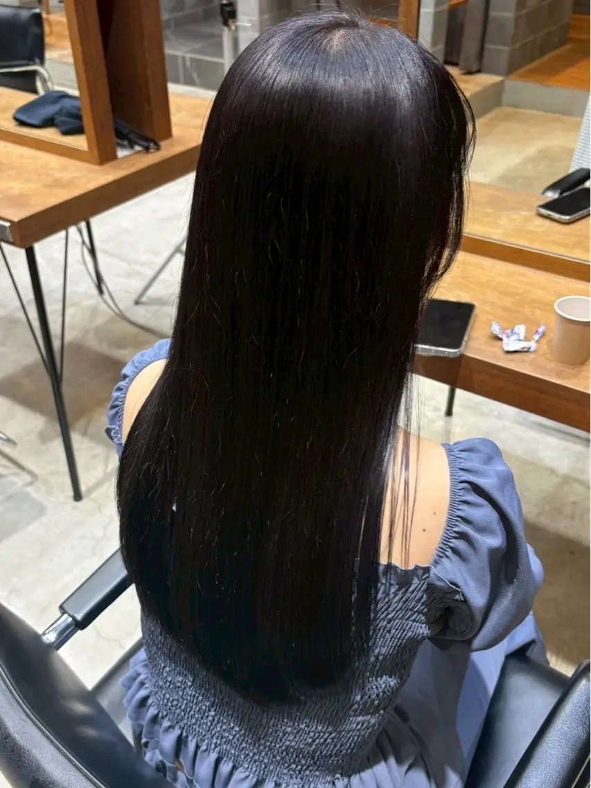 🖤就活・実習カラー🖤トーンダウンカラー＋トリートメント🧸の写真