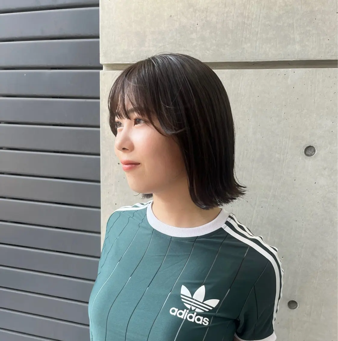 ミディアム ボブ 透明感カラー人気 ナンバーワンMIYUのヘアスタイル