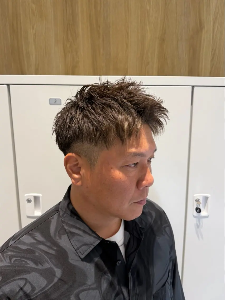 ショート ショートヘア カット ヘアカラー トリートメント 縮毛矯正/メンズ カット栄 伊藤 翔哉のヘアスタイル