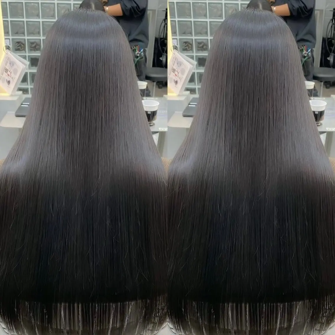ロング カット ヘアカラー 縮毛矯正 トリートメント 髪質改善/縮毛矯正/ 韓国レイヤー/矢野のヘアスタイル