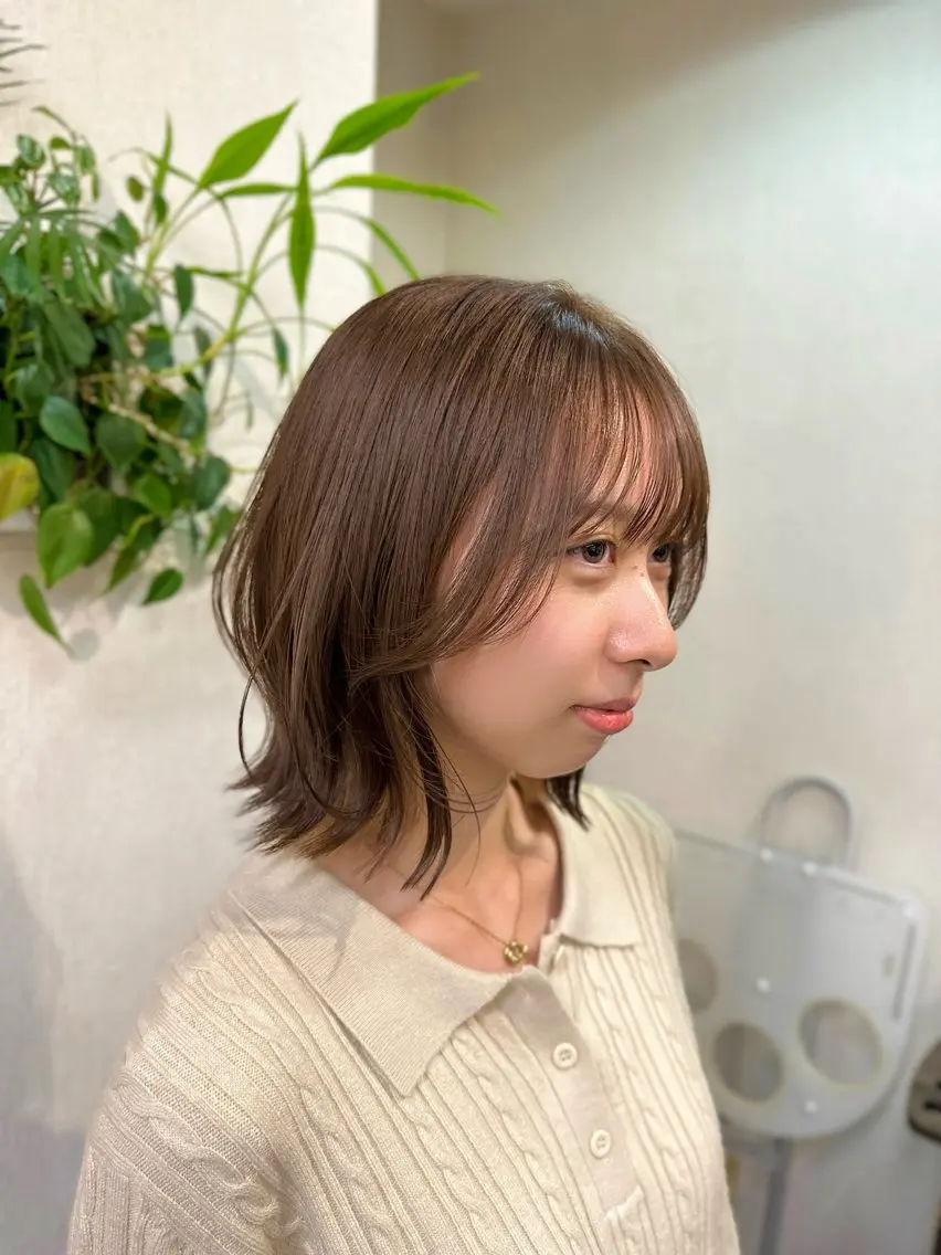 ミディアム カット ヘアカラー トリートメント 全国カットコンテスト 受賞🏅satoのヘアスタイル