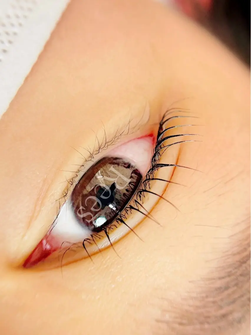 自然なカールで魅力倍増！eyeシャンプー＋ケラチントリートメント付き！まつげパーマ上下SETは別MENUをご選択下さいの写真