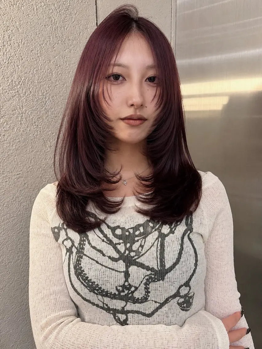 ロング YAMADA KOKOROのヘアスタイル