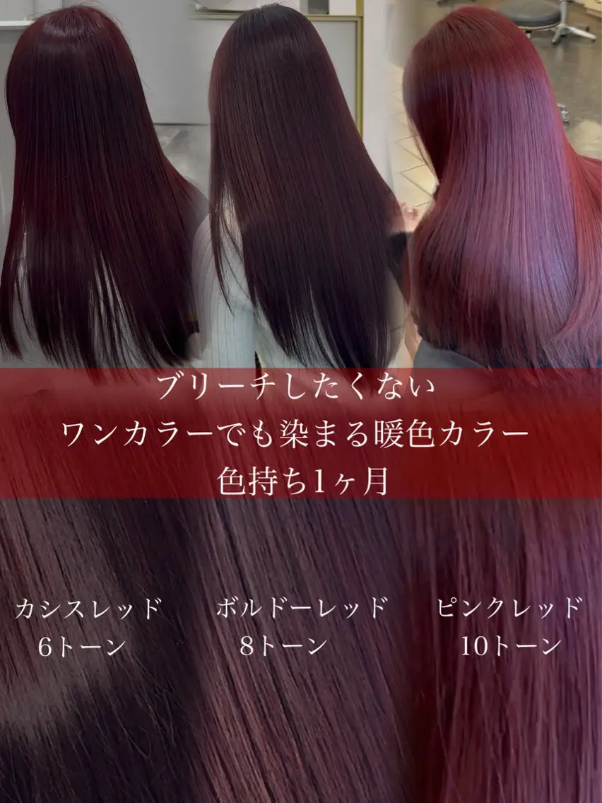 ロング カラー ヘアカラー トリートメント 🍒暖色🍒ブリーチ なしカラー/たくみ。のヘアスタイル