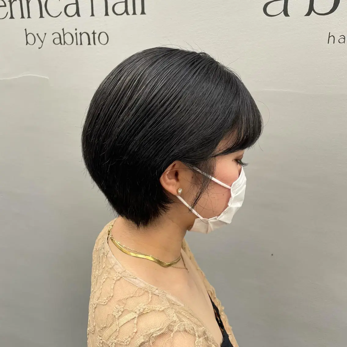 ショート アッシュ ツヤカラー🫧Sae ネイルモデル募集中のヘアスタイル