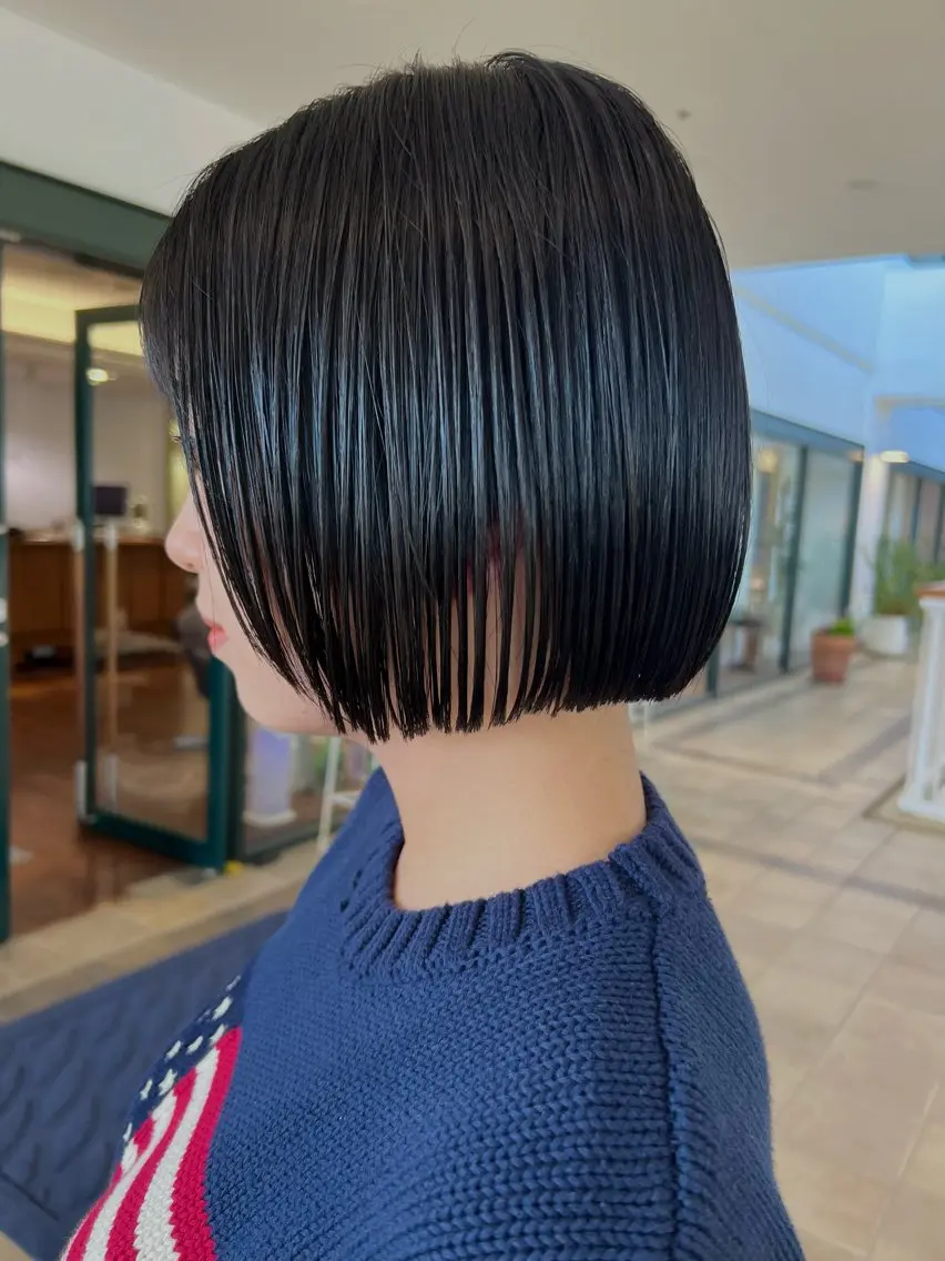 ミディアム ボブ カット 大石 康太のヘアスタイル