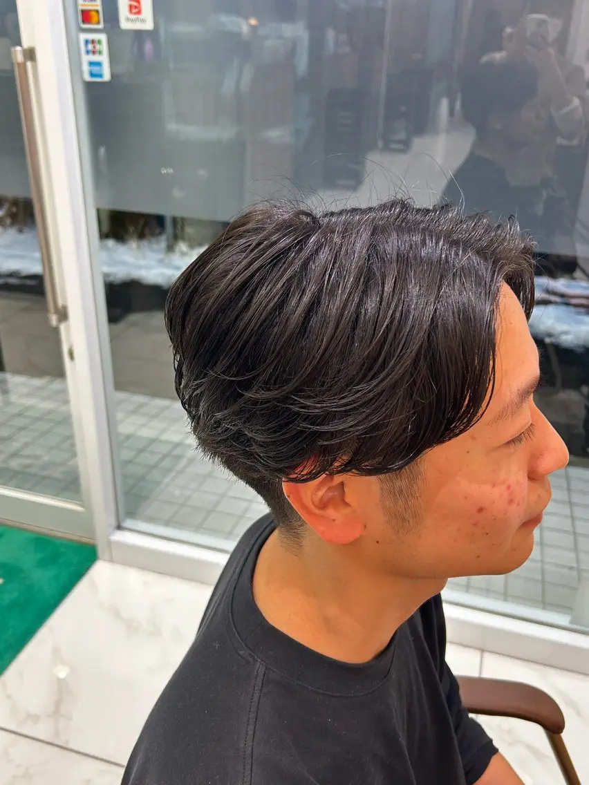 【メンズ】ミニモ限定！アイロンいらずになるニュアンスパーマ໒꒱+トリートメント🐥⸒⸒の写真