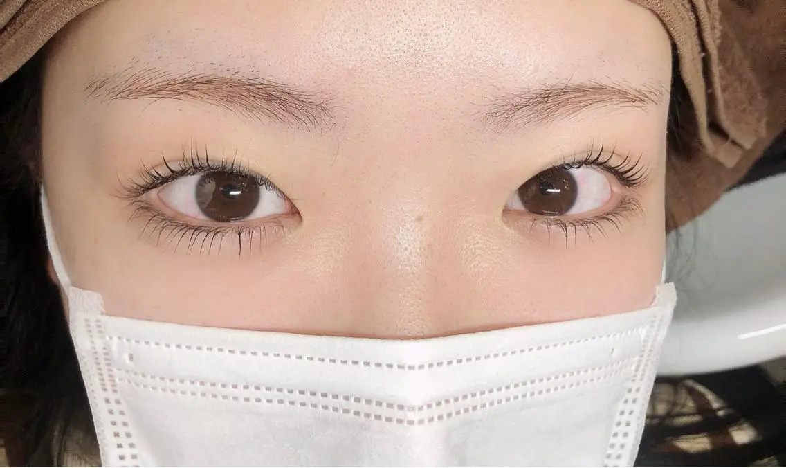 上下まつげパーマセット価格👀 下まつげパーマお試しできます✨ 土日祝+1100円の写真