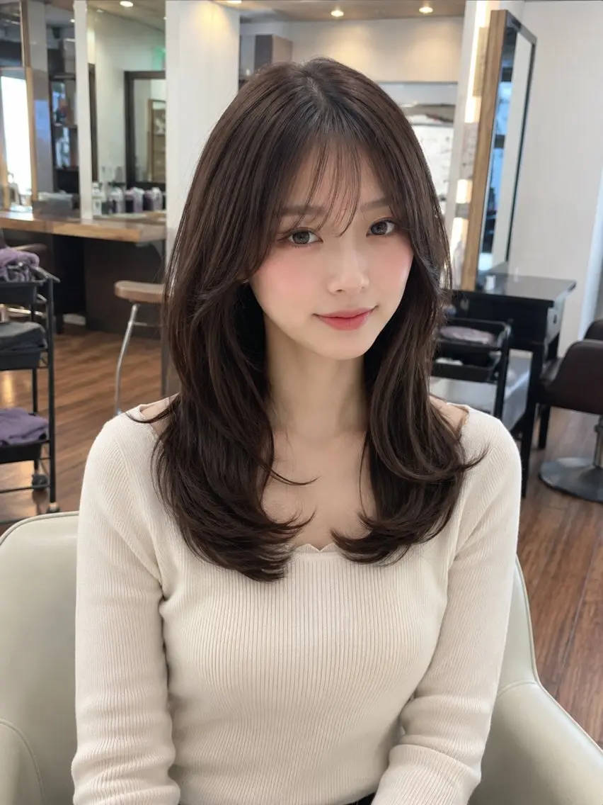 🌙平日の夜限定🌙《レイヤースタイル💇🏻♀️》口コミ書いてくれる方限定でトリートメント付き❣️の写真