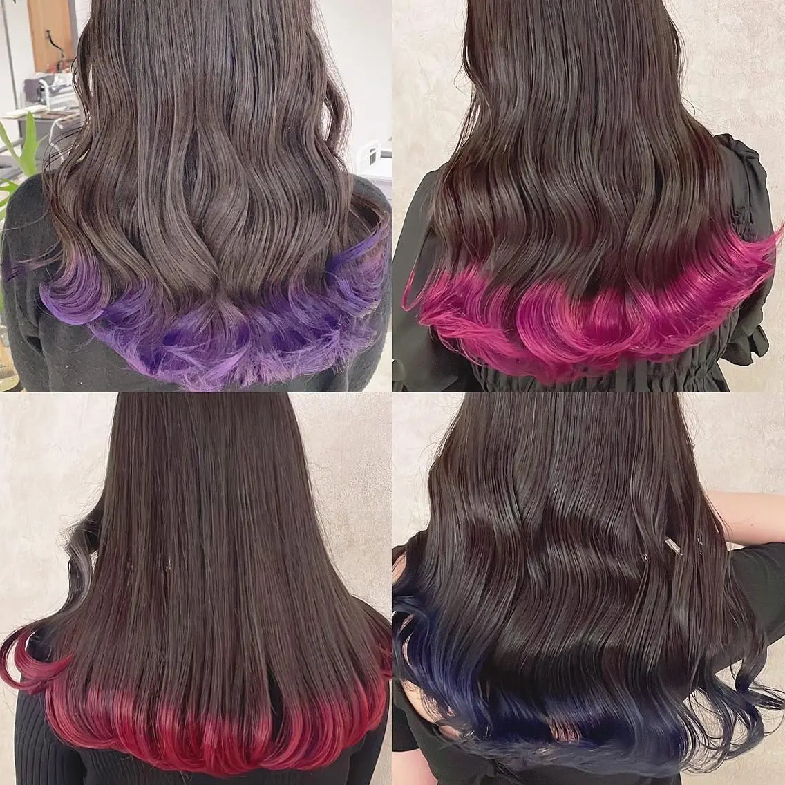 カラー ヘアカラー トリートメント 渋谷:インナーカラー ／🍒エリカ🍒のヘアスタイル