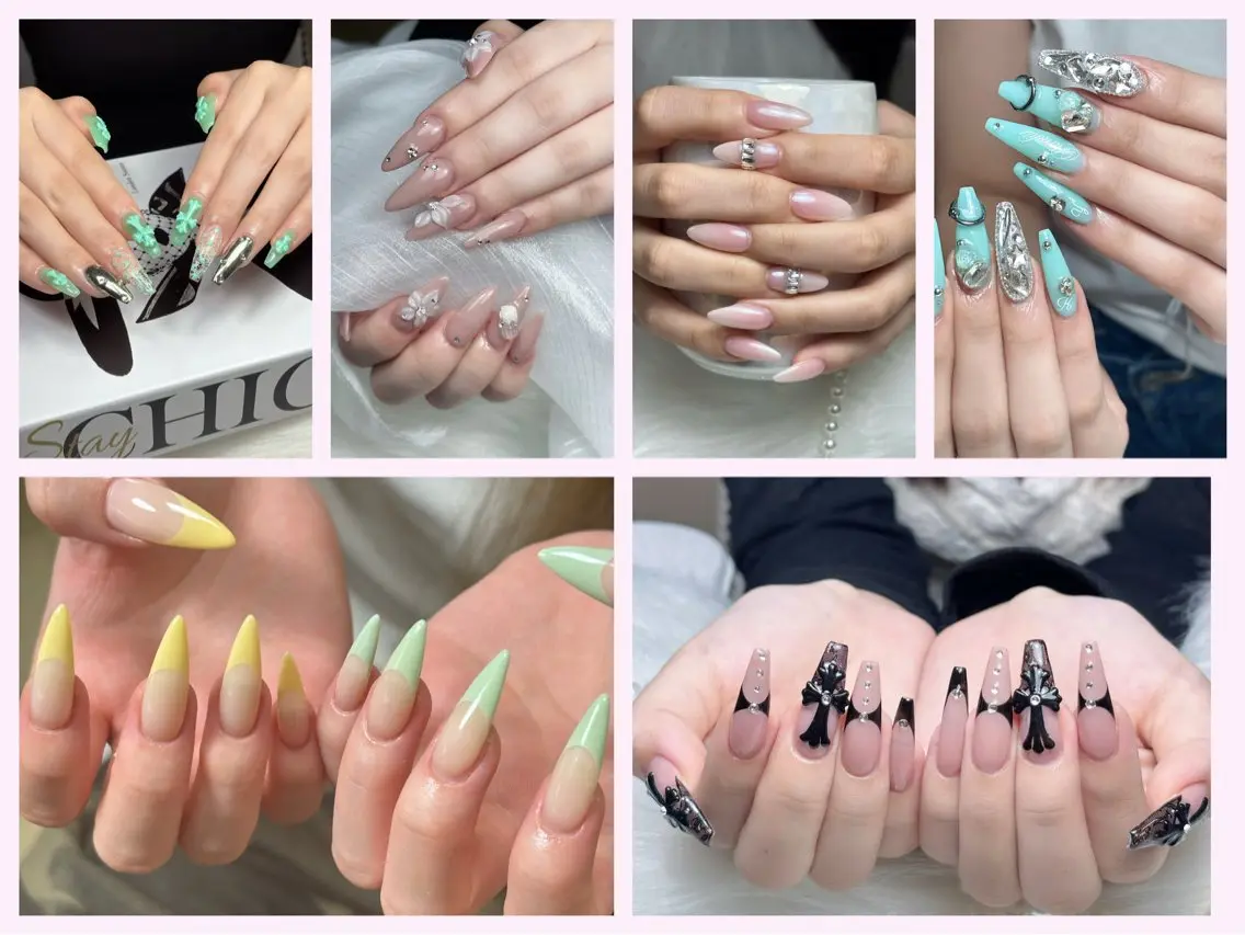 ネイル 長さ出し 韓国ネイル マグネットネイル スカルプネイル ネイルチップ ハンドネイル Sully Nail Labのネイルデザイン