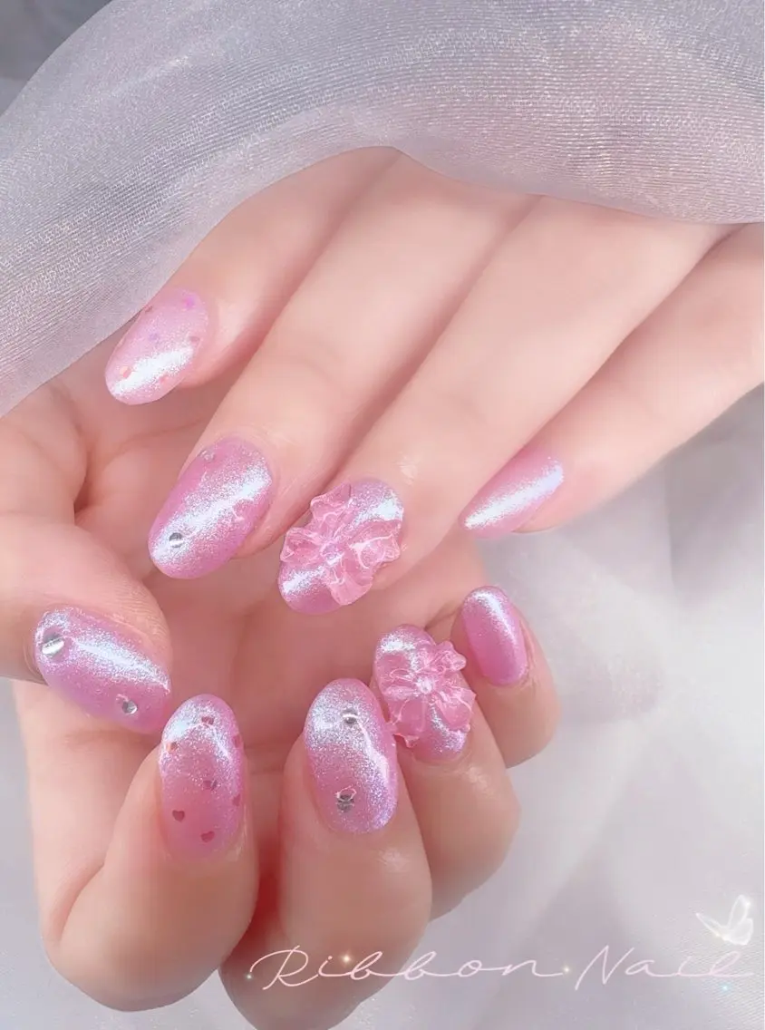 ミディアム ハンドネイル Poppo MEIのネイルデザイン