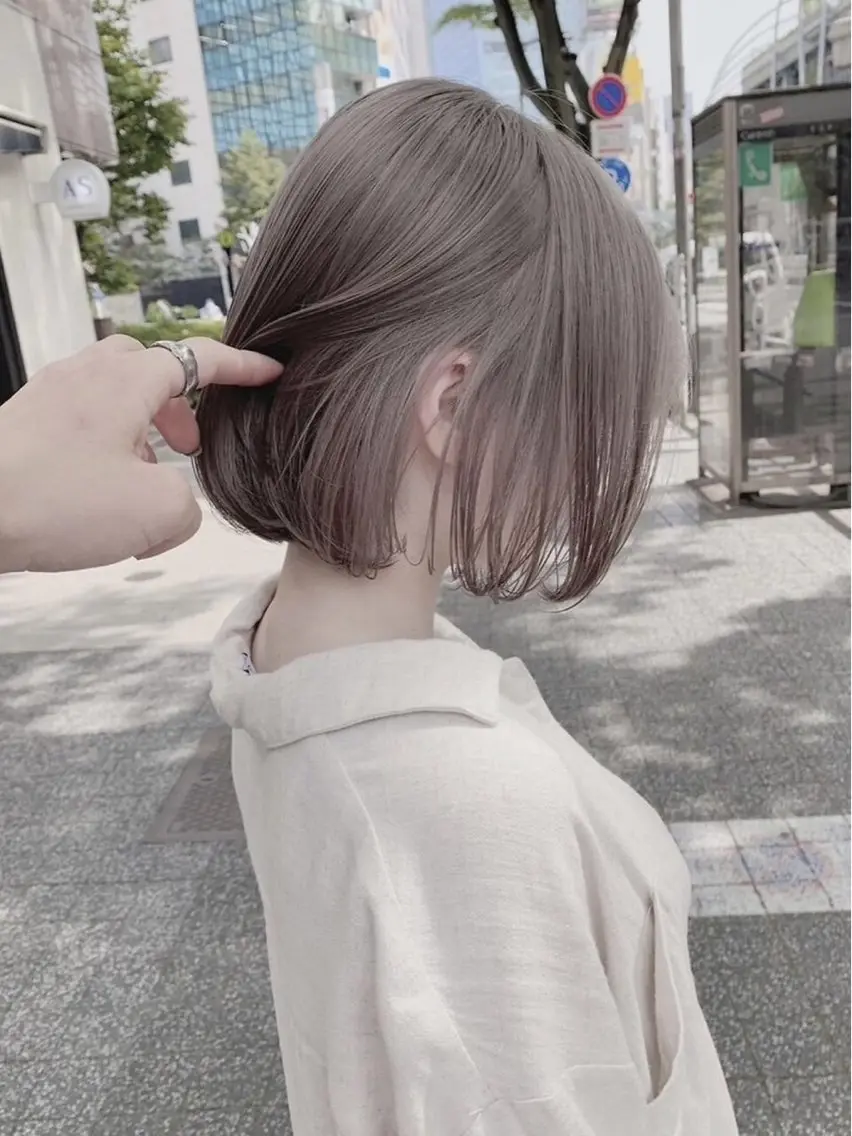 🌷人気No2🌷メンテナンスカット➕ブリーチ➕カラー➕外部補修トリートメントの写真
