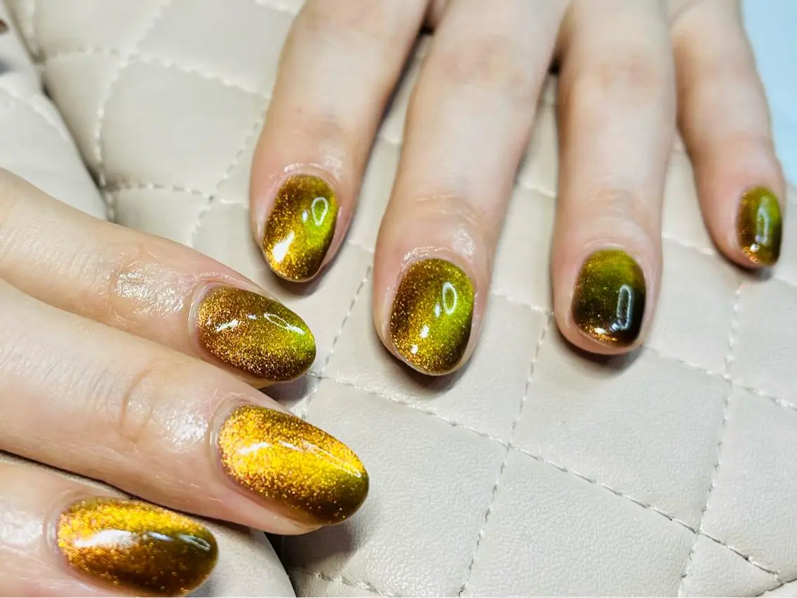 ネイル ハンドネイル goldgleams ちなのネイルデザイン