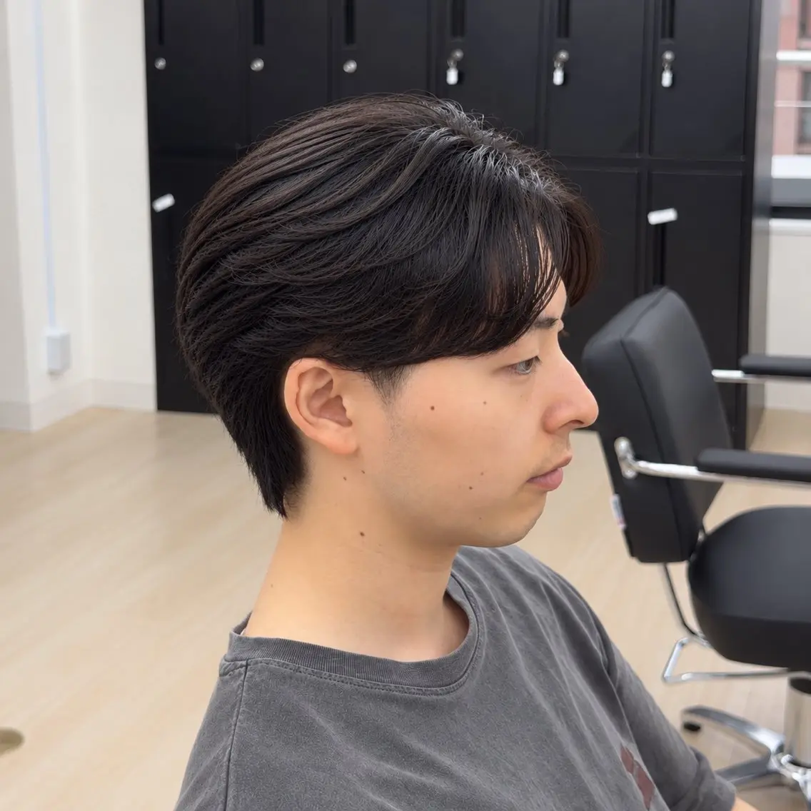パーマ メンズ センターパート メンズパーマ ニュアンスパーマ カット パーマ センターパート /縮毛矯正/結希のヘアスタイル