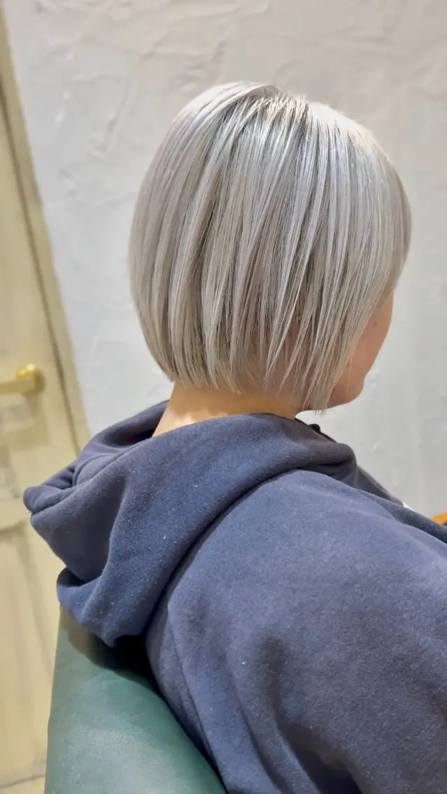 ショート ボブ 坂 直樹のヘアスタイル