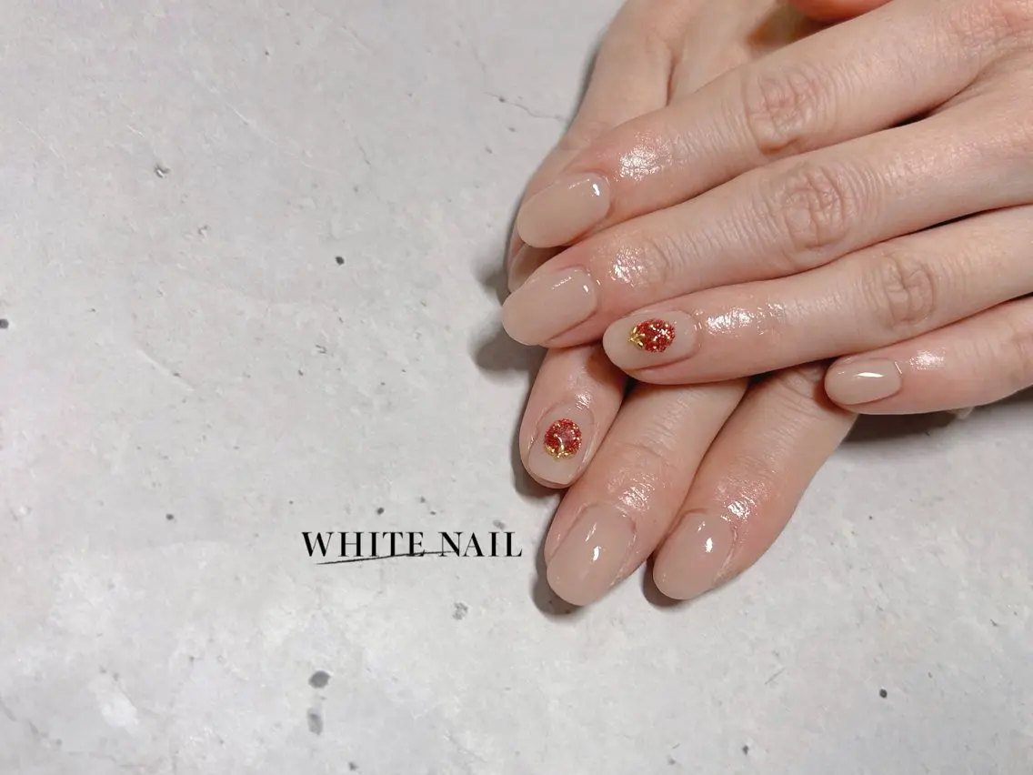 ネイル ハンドネイル WHITE NAIL ホワイトネイルのネイルデザイン