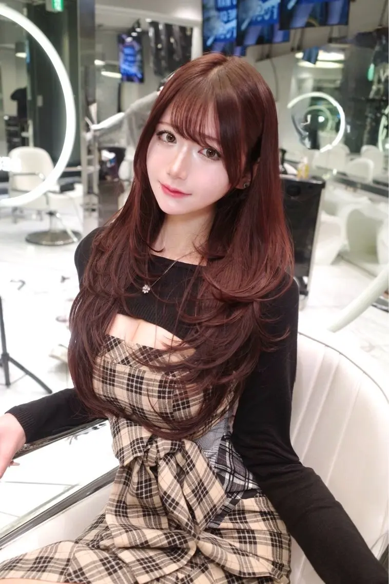 【☁️ブリーチ毛対応☁️】ケラチンケアカラー＋韓国レイヤー¥9,900（通常¥14,300）の写真