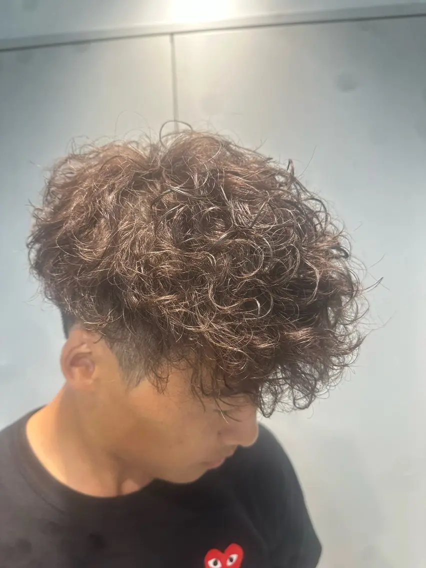 パーマ メンズ カット パーマ 後藤 拓未 fifth栄のヘアスタイル