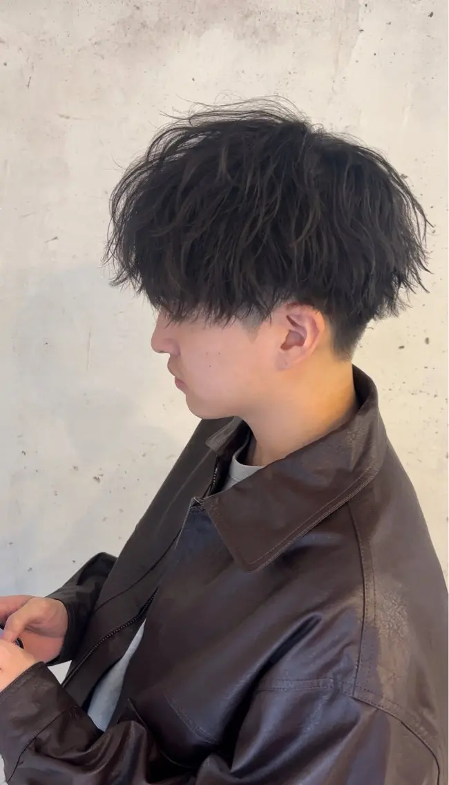 ショート カット パーマ メンズ特化美容師 ‼️ 永留 卓己のヘアスタイル