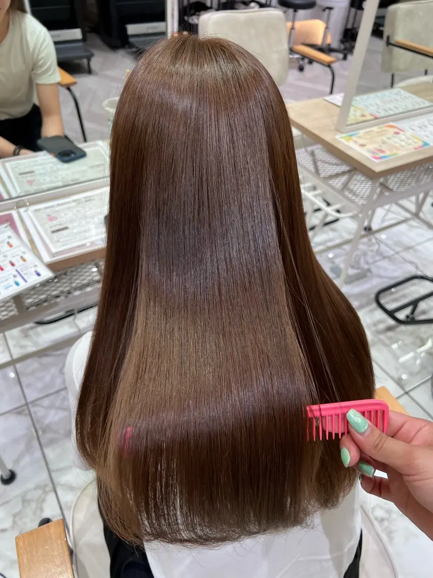 【U26】🌱美髪セット🌱メンテナンスカット+カラー+髪質改善トリートメント🪄の写真