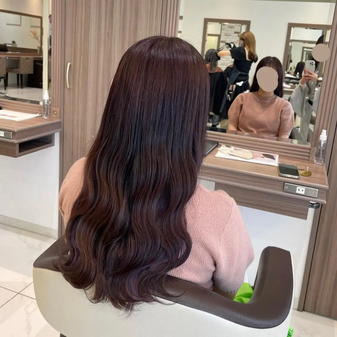 ロング カラー ブリーチ ブリーチなしカラー 𓍯暖色/韓国風 田中沙羅‎𓍯のヘアスタイル