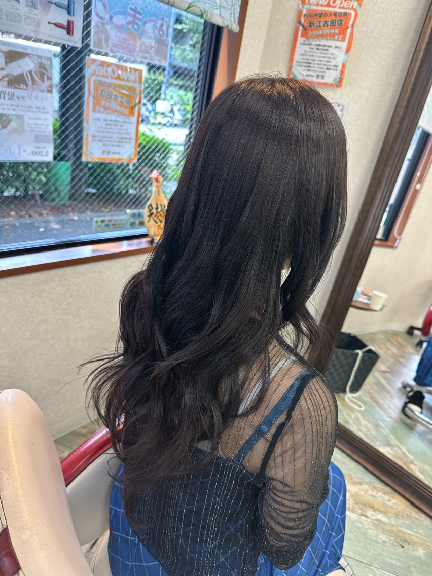 ロング ヘアセット 三原 友美のヘアスタイル