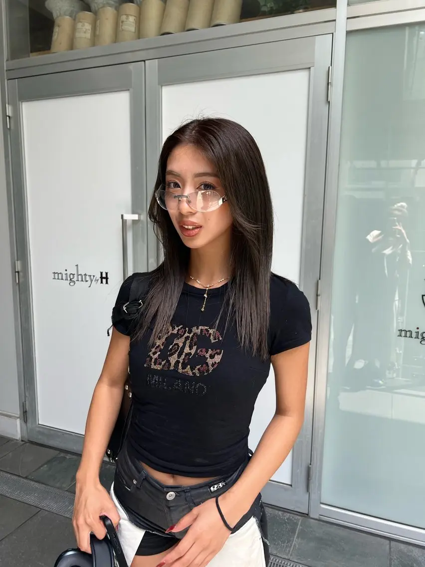 セミロング ヘアカラー トリートメント 田中 蘭菜のヘアスタイル