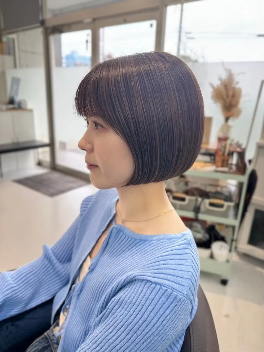 ショート 山崎結菜 髪質改善💎のヘアスタイル