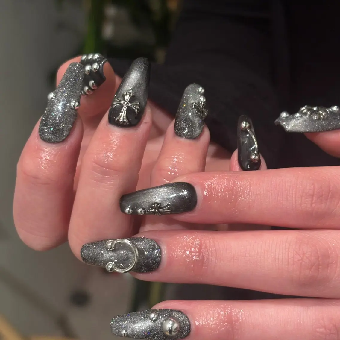 ネイル フラッシュネイル フラッシュマグ ハンドネイル 🐬Cxxu° Nail✝️のネイルデザイン