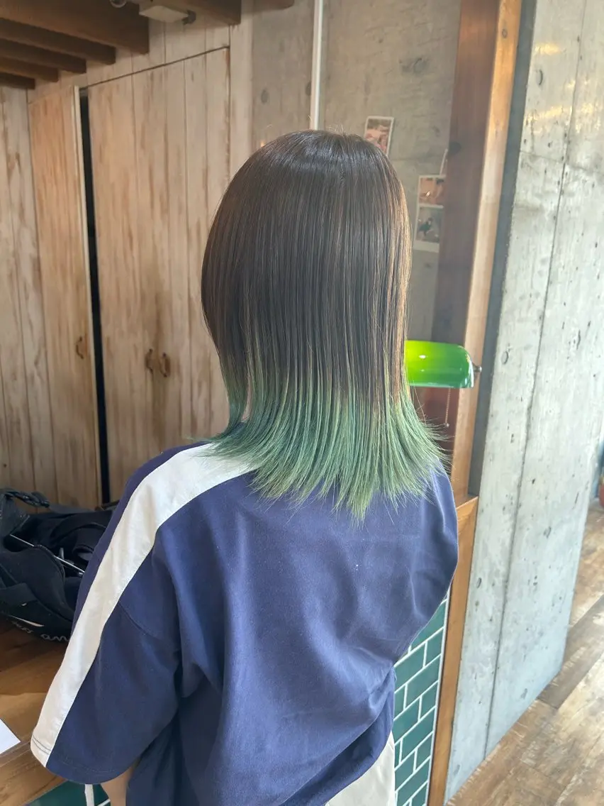ロング カラー ヘアカラー トリートメント 🎨デザイン🥇 美髪・艶髪 日暮千敬のヘアスタイル