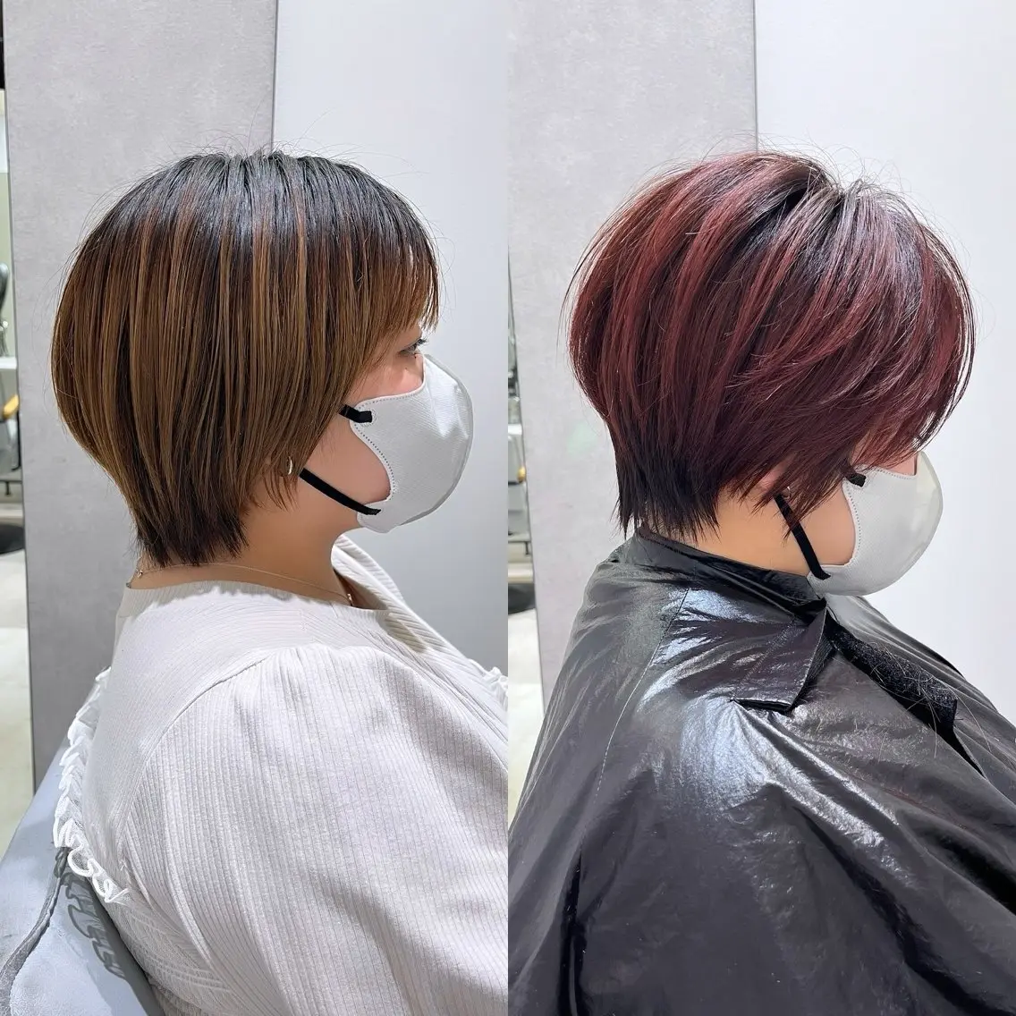 ショート カット ヘアカラー 廣庭 勇人のヘアスタイル