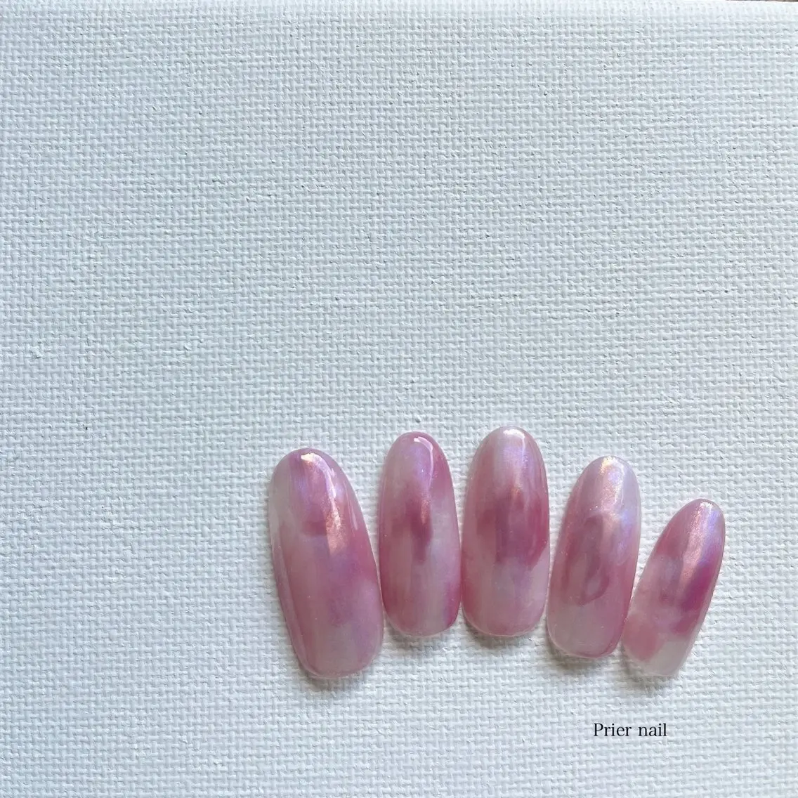 ネイル アートネイル ニュアンスネイル 春ネイル Prier nailのネイルデザイン