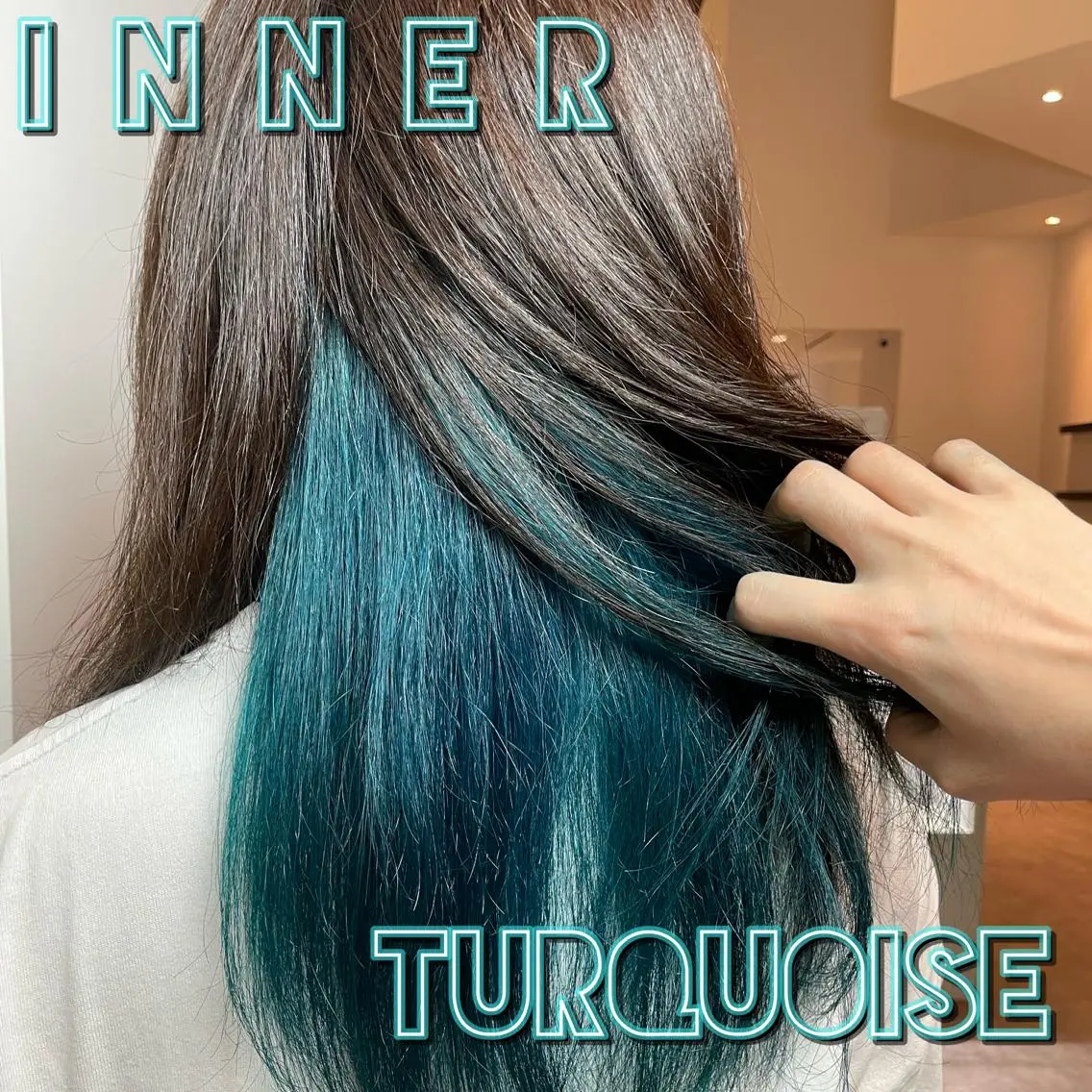 ロング カラー ブルーカラー 卒業式のヘアスタイル ヘアカラー カットモデル募集 ミネのヘアスタイル