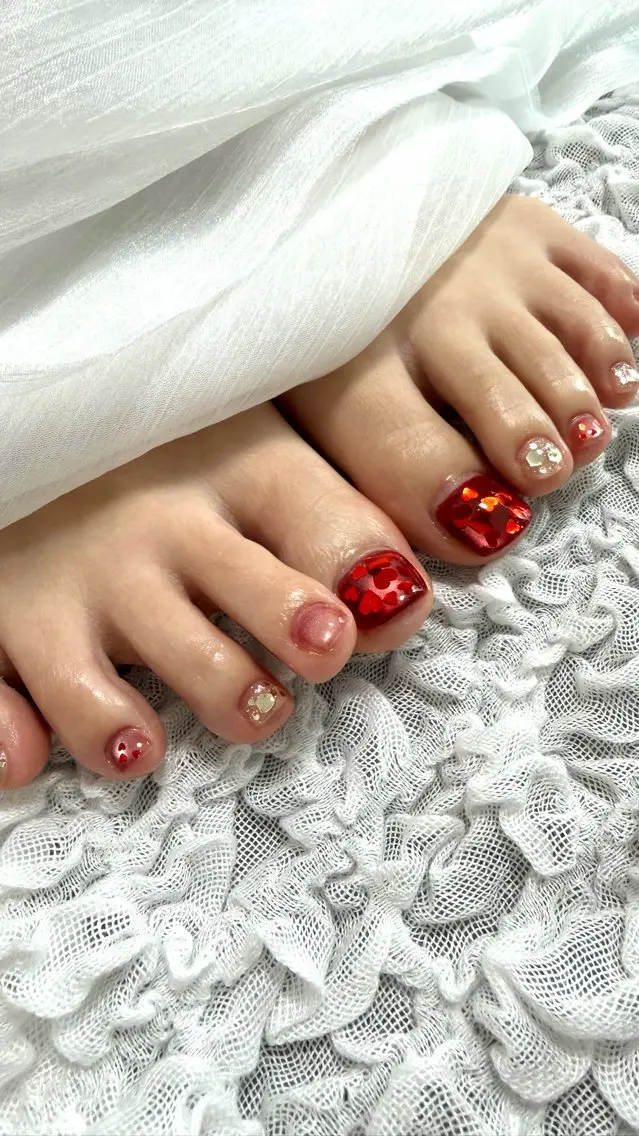ネイル フットネイル hare nail .のネイルデザイン