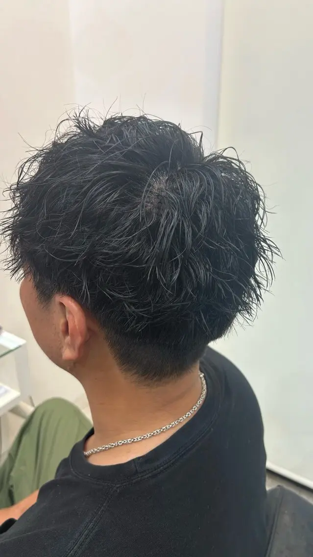 メンズ カット パーマ 💎イシヅカ ココロ💎のヘアスタイル