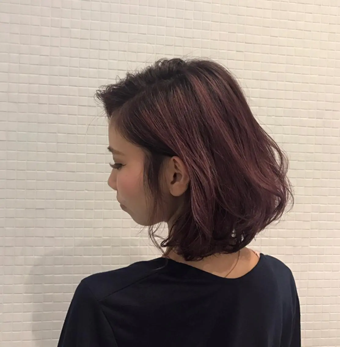 カラー グラデーションカラー ピンクカラー 大阪ヴィーガンサロン KANAKOのヘアスタイル
