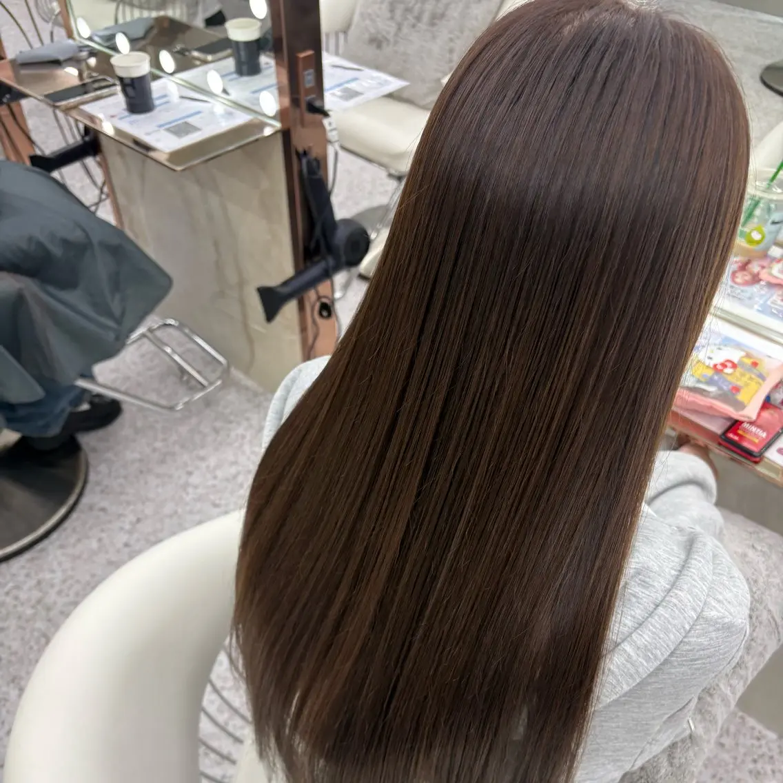 ロング 髪質改善 縮毛矯正 カット ヘアカラー 縮毛矯正 大宮/縮毛矯正/ 韓国レイヤー/修汰のヘアスタイル