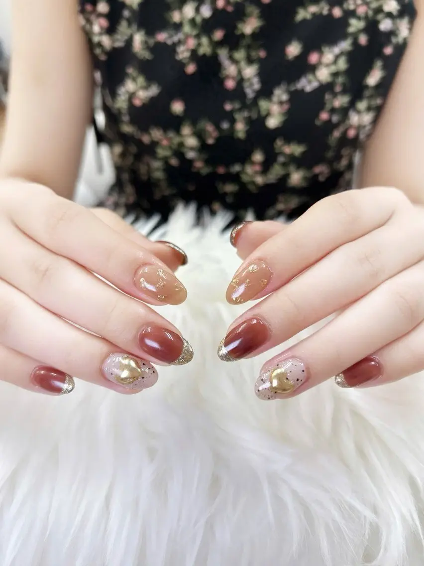ネイル フットネイル フレンチネイル 韓国ネイル マグネットネイル ニュアンスネイル ハンドネイル ハンドケア Hara Nail 【持ち込みOK】のネイルデザイン