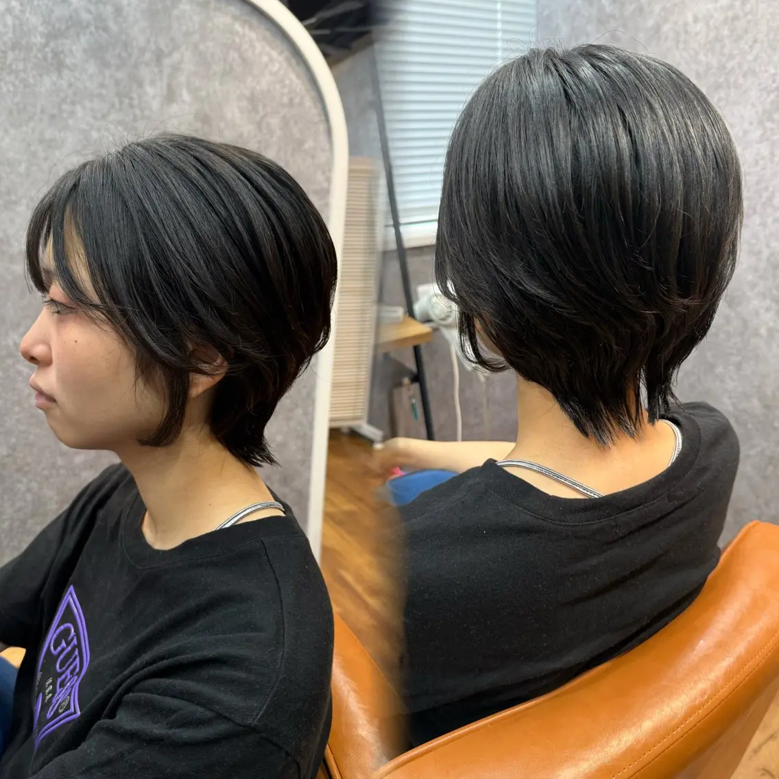 ショート レイヤーカット ショートヘア ウルフカット cocoa船橋🎀 naomiのヘアスタイル