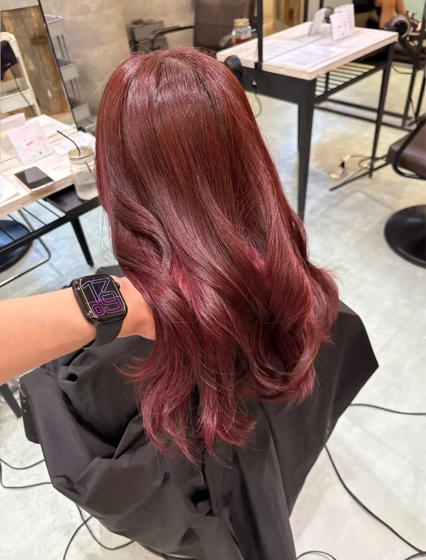 セミロング ヘアカラー 渡邊 礼侍のヘアスタイル