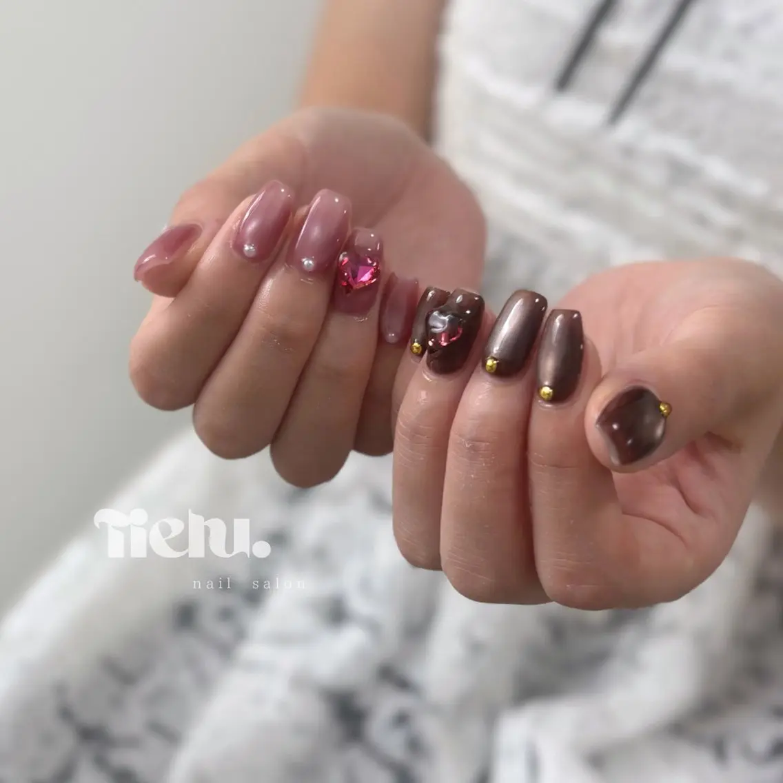 ネイル ハンドネイル Tielu Yukiのネイルデザイン