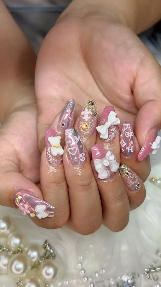ネイル アートネイル 長さ出し my nail plus野江内代のネイルデザイン