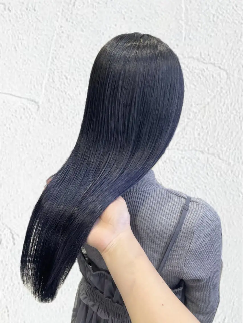 ロング 髪質改善 トリートメント ヘアカラー トリートメント 艶髪カラー🫧 髪質改善🪽萩原のヘアスタイル