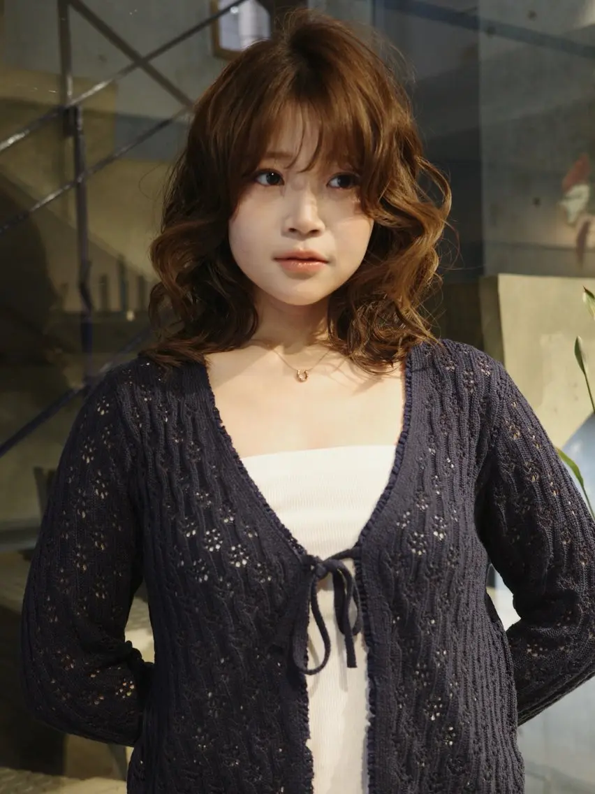 セミロング パーマ NERO 伊藤 春紀のヘアスタイル