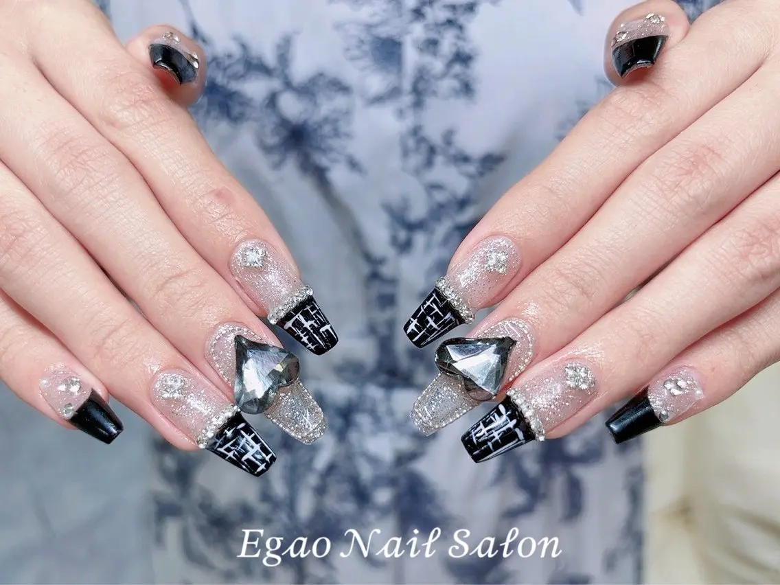 ネイル フットネイル ジェルネイル 韓国ネイル マグネットネイル メンズネイル ハンドネイル EGAO NAIL 錦糸町店のネイルデザイン