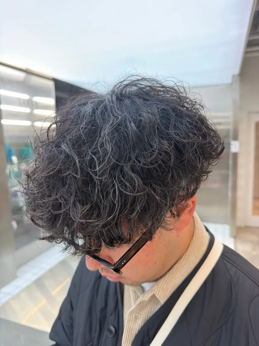 ショート パーマ カット パーマ fifth 児玉達哉 当日予約🙆のヘアスタイル