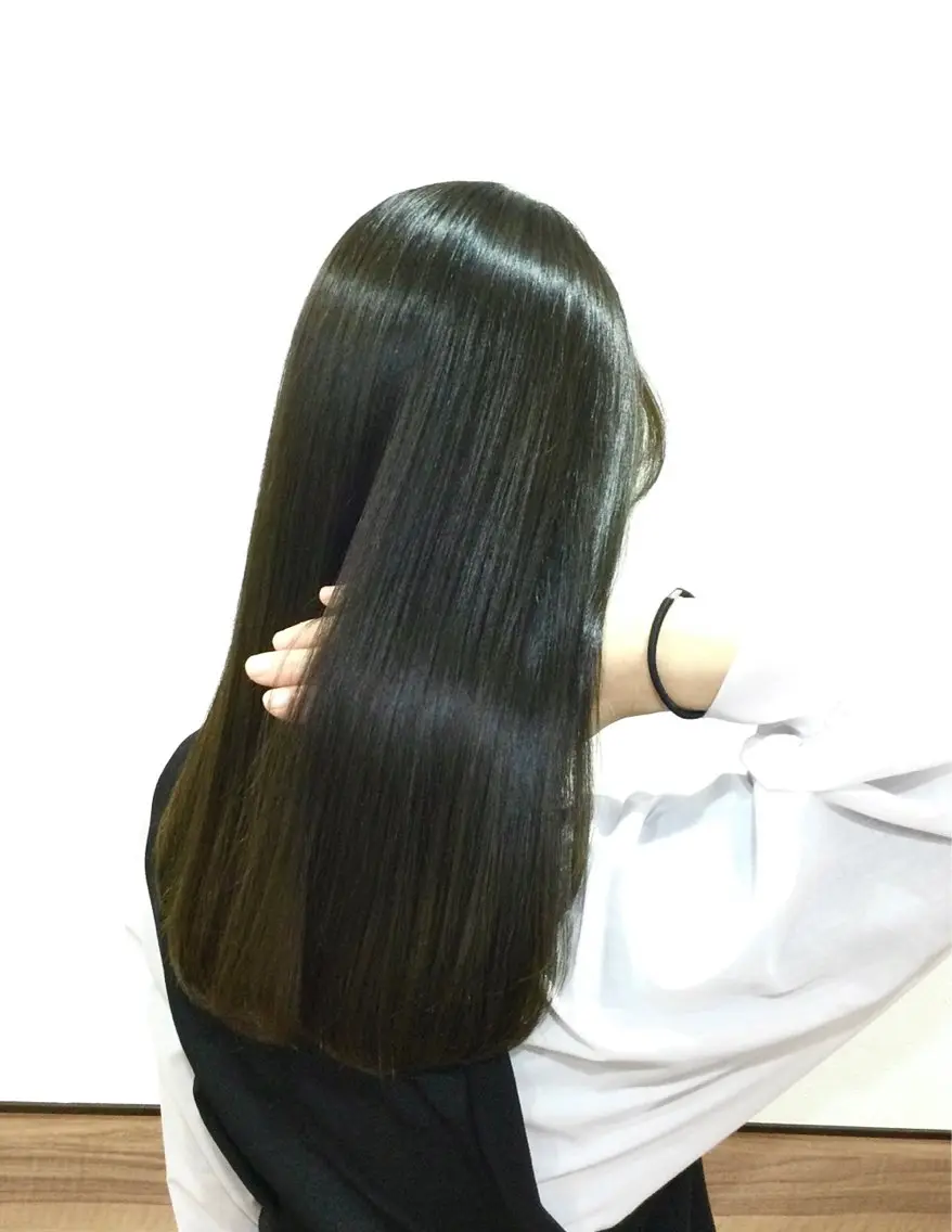 ロング カラー パーマ カット ヘアカラー トリートメント Annon プライベートサロンのヘアスタイル